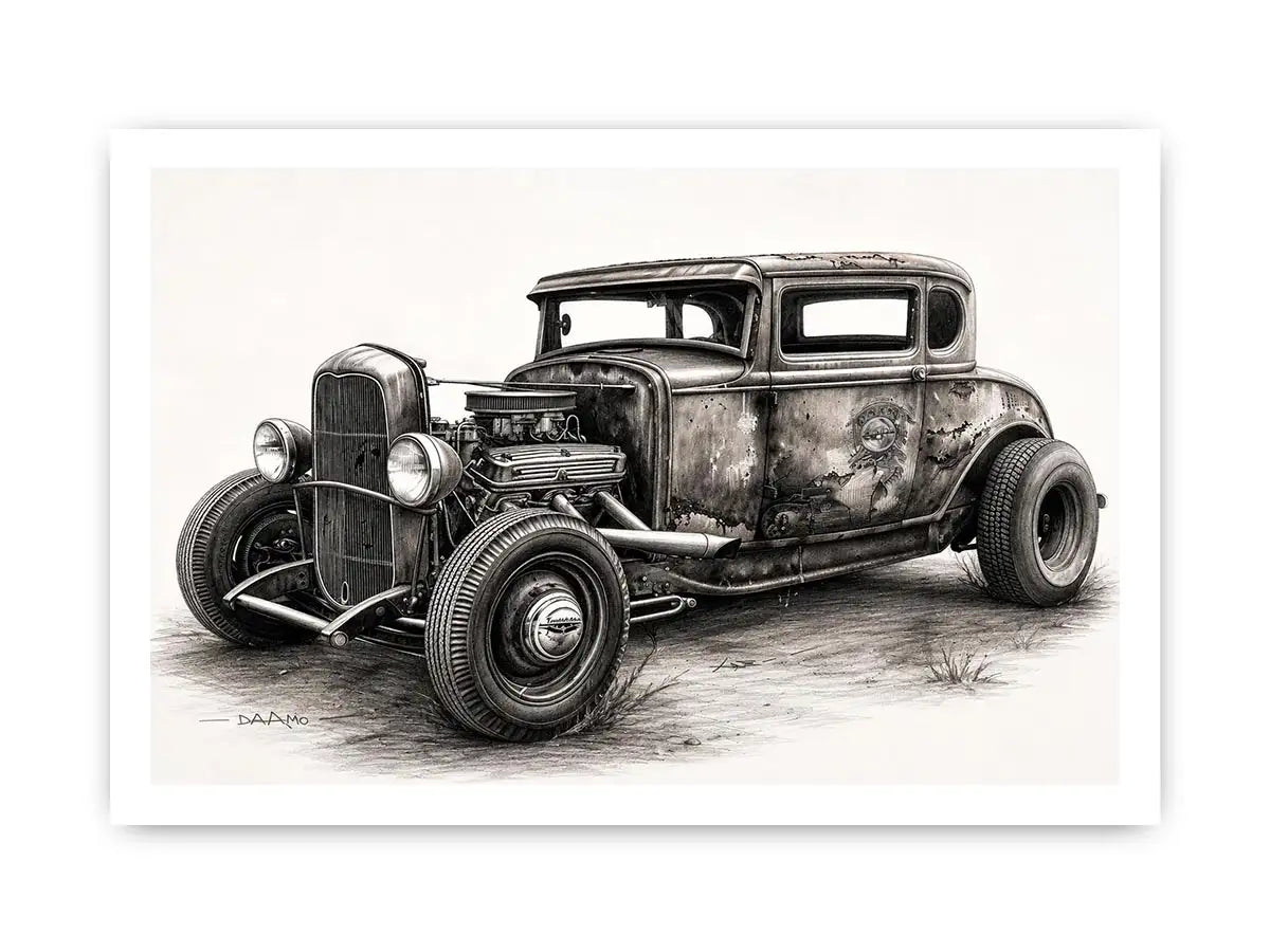 Vinatge Car Canvas Print