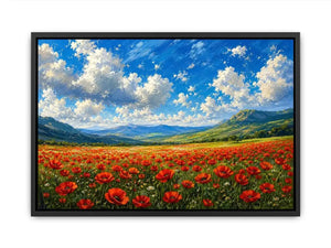 Poppy Field Canvas Print