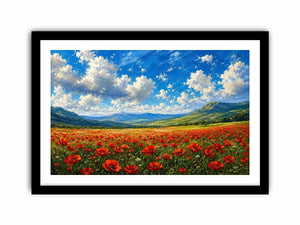 Poppy Field Canvas Print