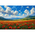 Poppy Field Canvas Print