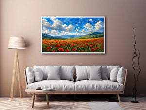 Poppy Field Canvas Print