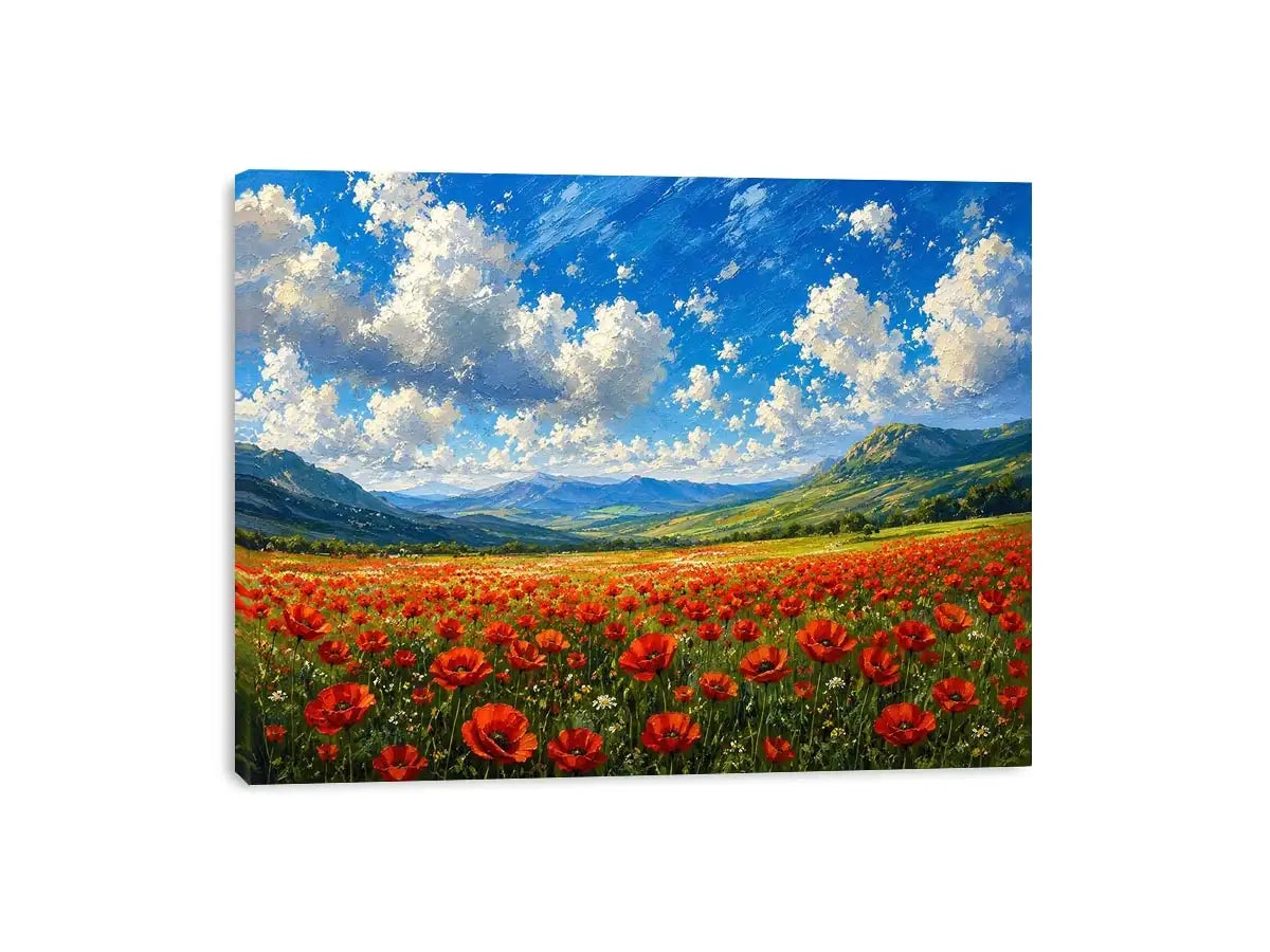 Poppy Field Canvas Print