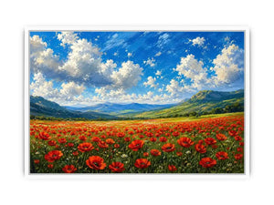 Poppy Field Canvas Print