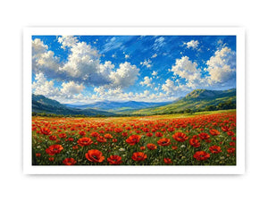 Poppy Field Canvas Print
