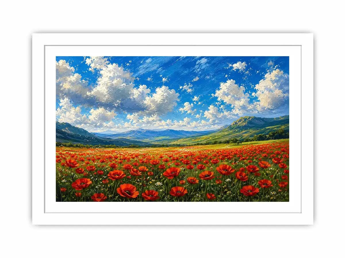 Poppy Field Canvas Print