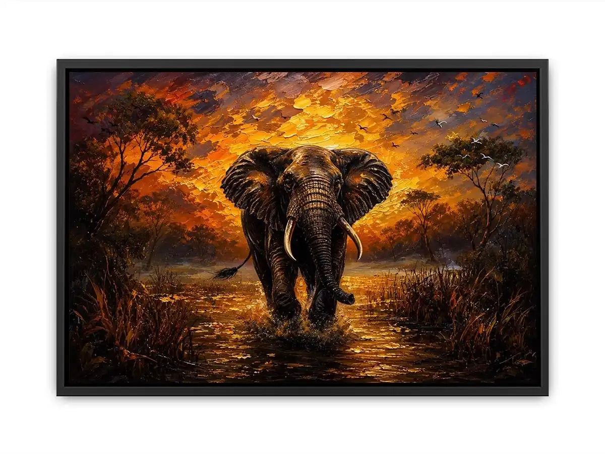 Elephant Canvas Print