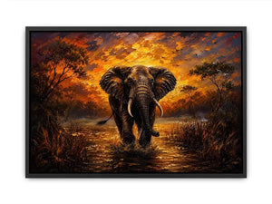 Elephant Canvas Print