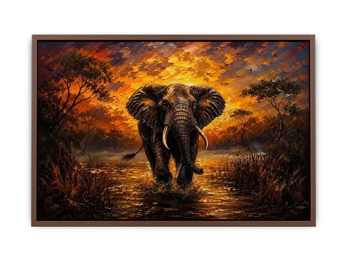 Elephant Canvas Print