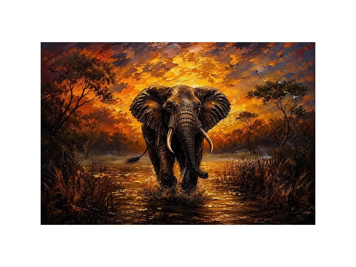 Elephant Canvas Print
