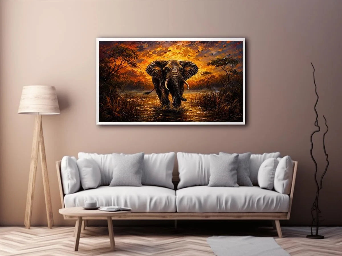 Elephant Canvas Print