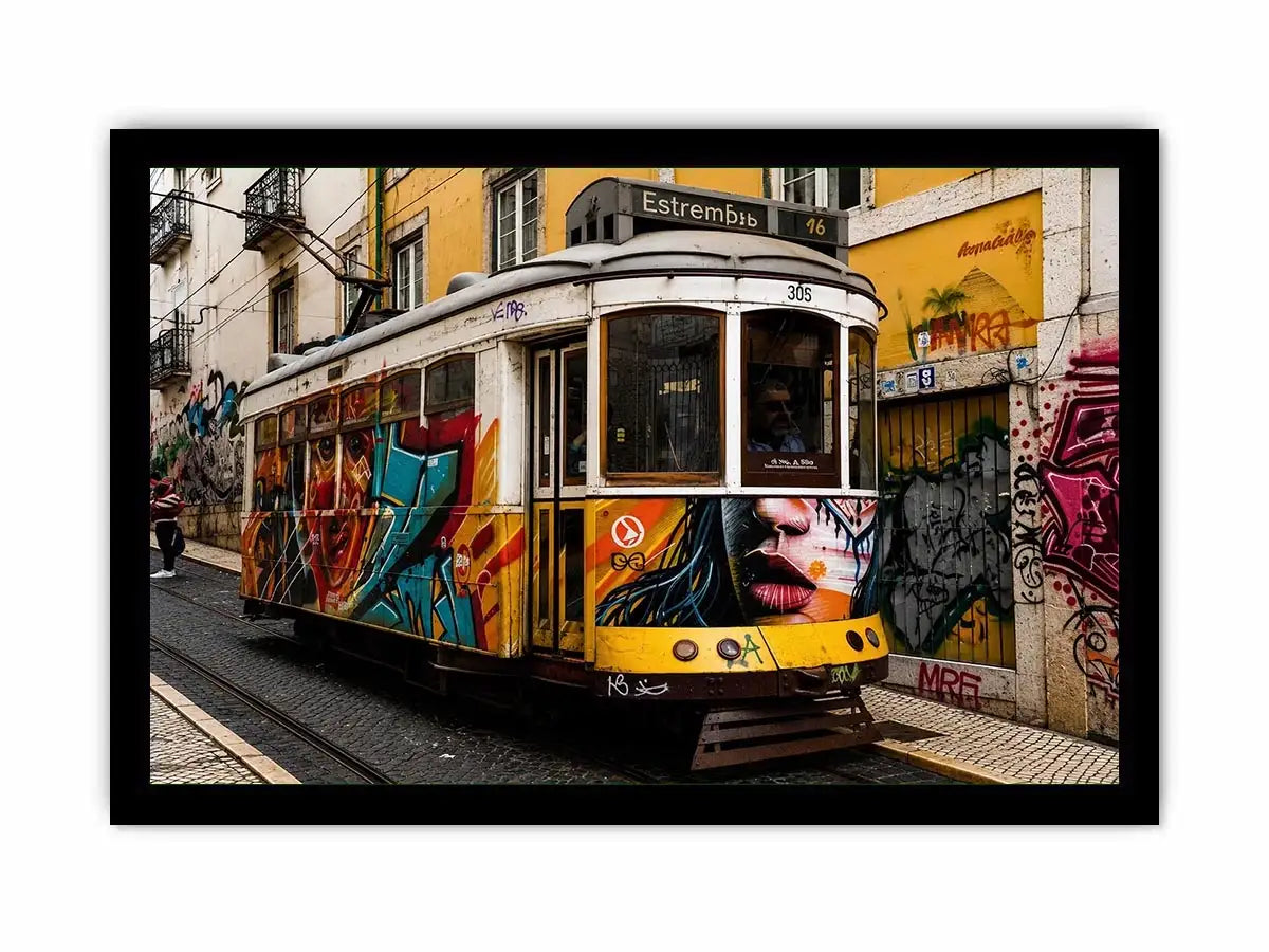 Lisbon Transport Canvas Print