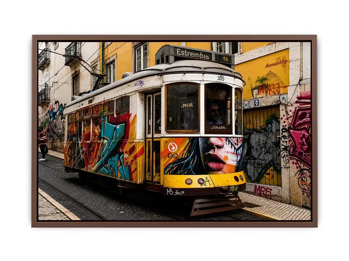 Lisbon Transport Canvas Print