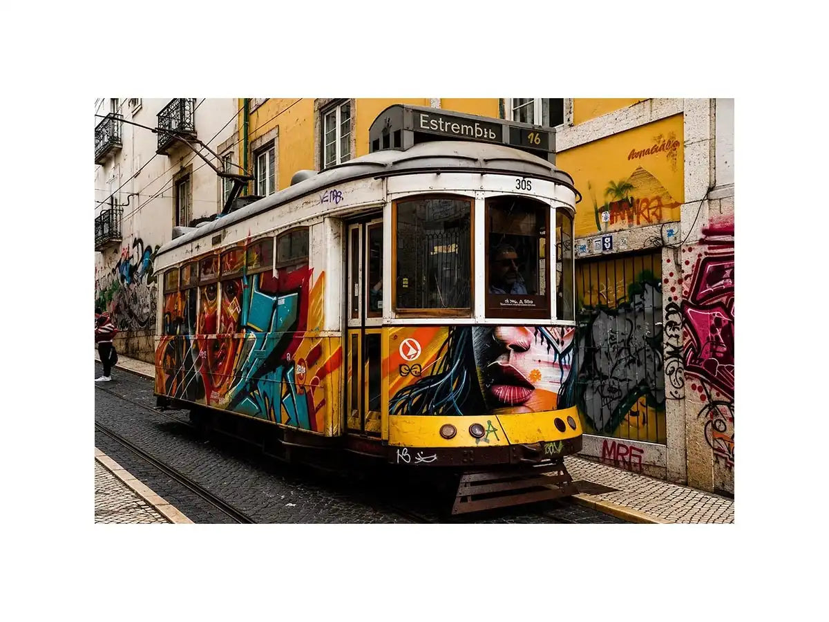 Lisbon Transport Canvas Print