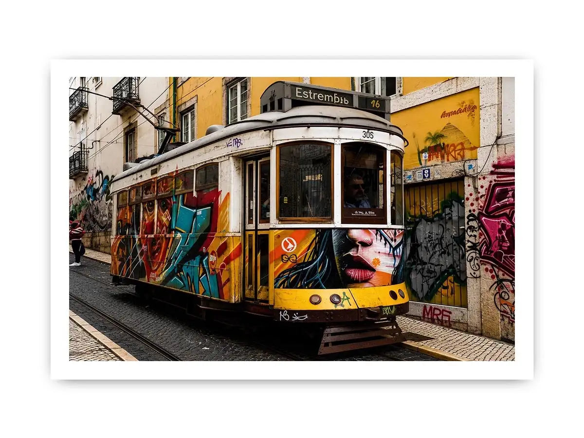 Lisbon Transport Canvas Print