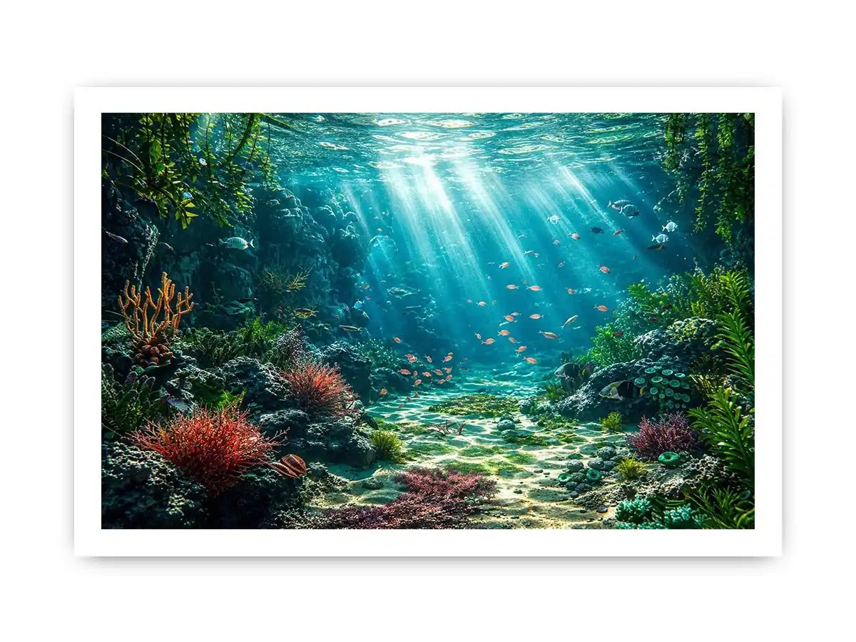Underwater Coral Canvas Print
