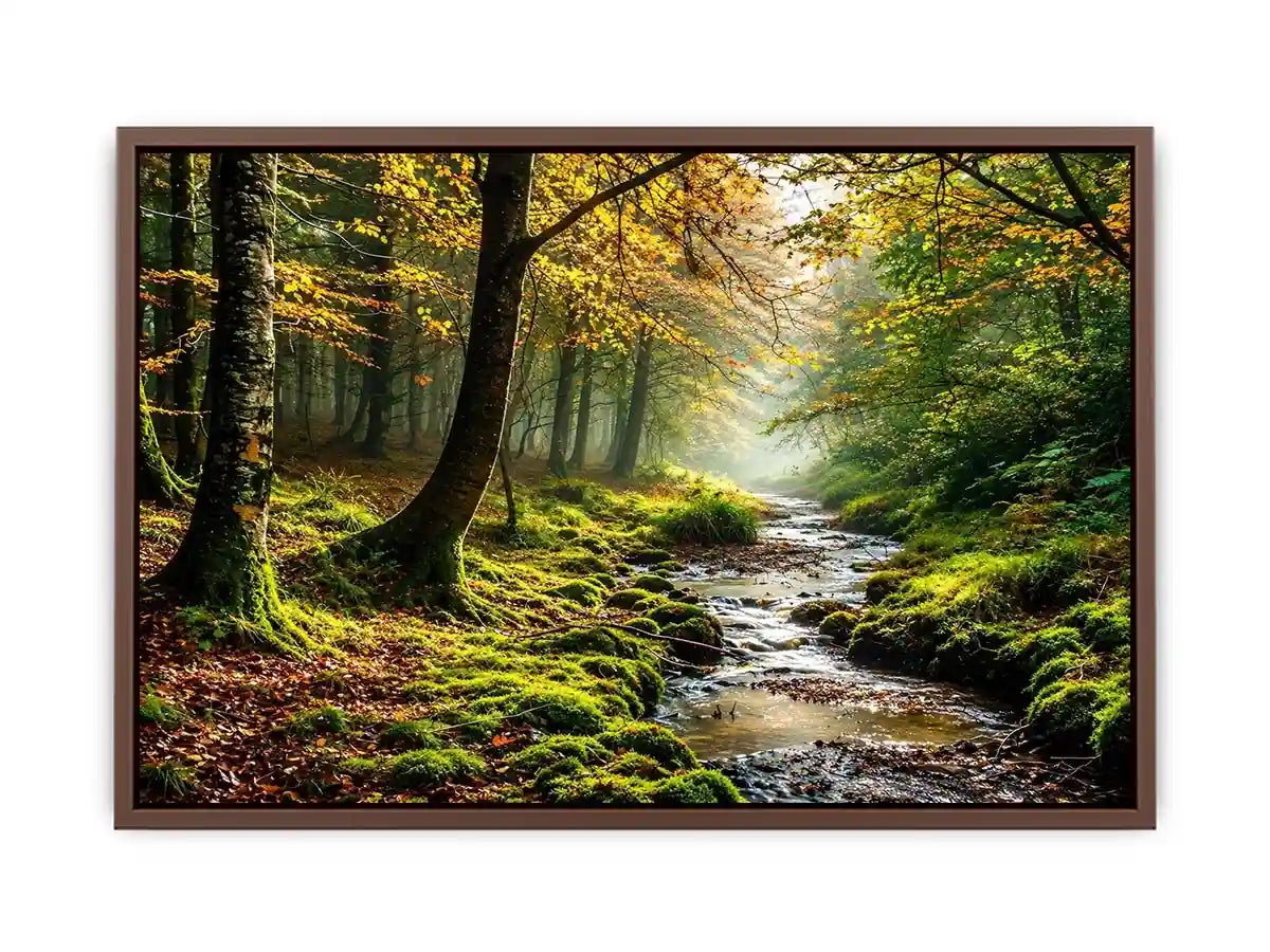 Misty Morning Canvas Print