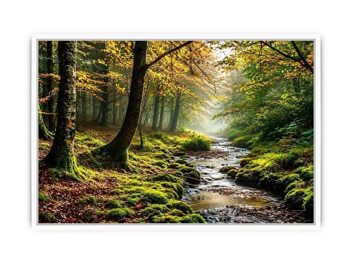 Misty Morning Canvas Print