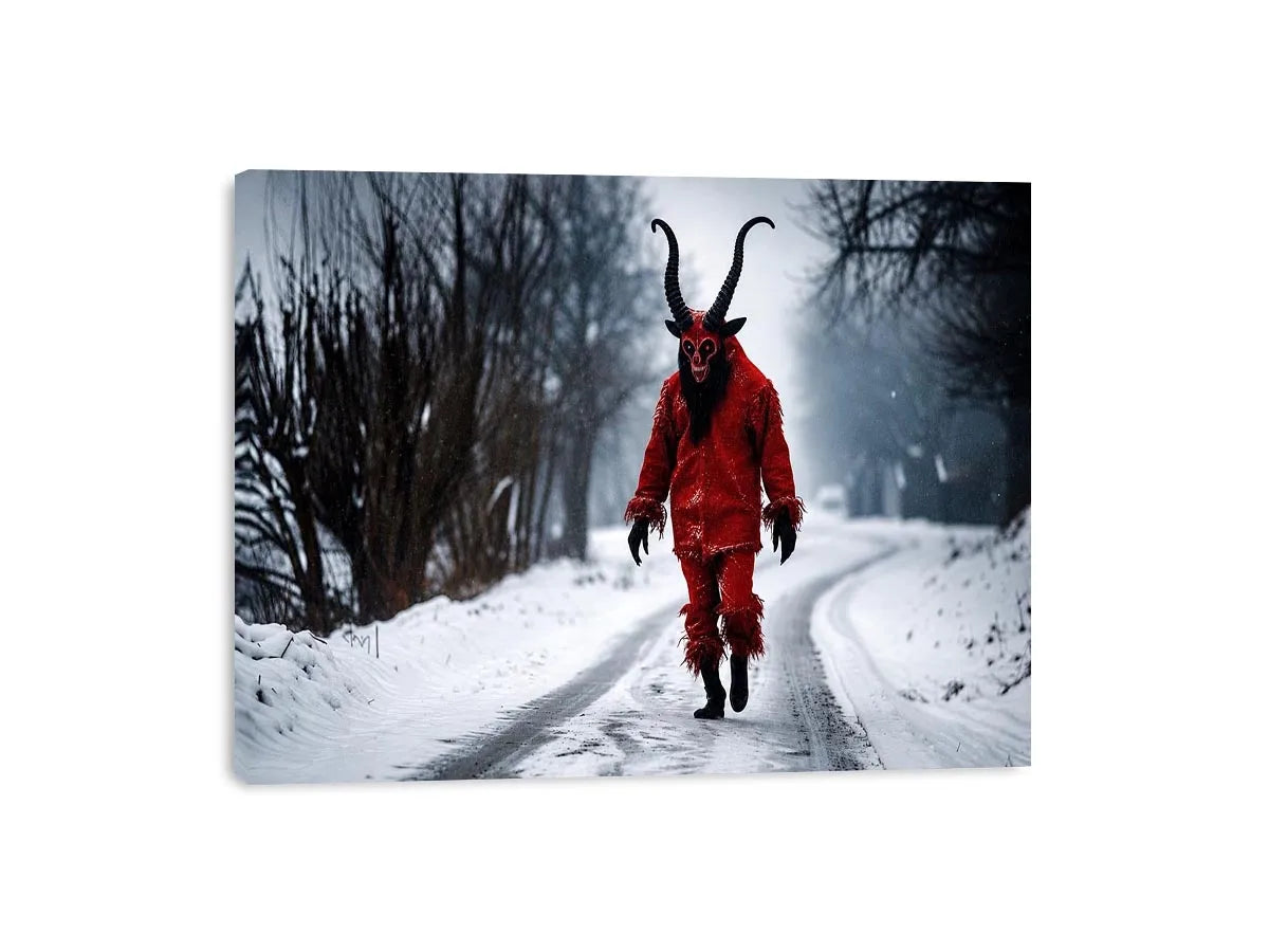 Devil walk Canvas Print