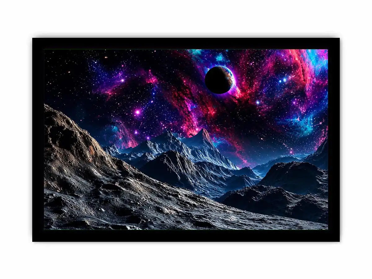 Space mountain Canvas Print