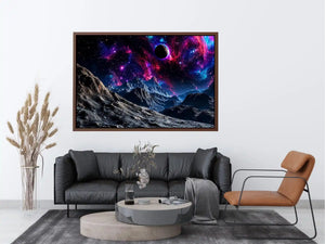 Space mountain Canvas Print