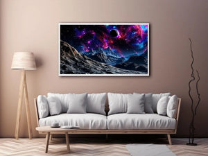 Space mountain Canvas Print