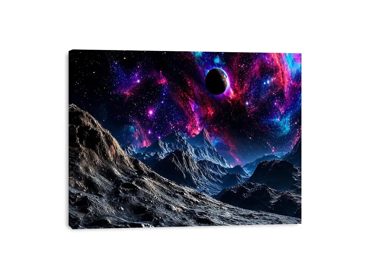 Space mountain Canvas Print