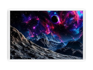 Space mountain Canvas Print