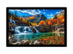Waterfall Landscape Canvas Print