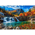 Waterfall Landscape Canvas Print