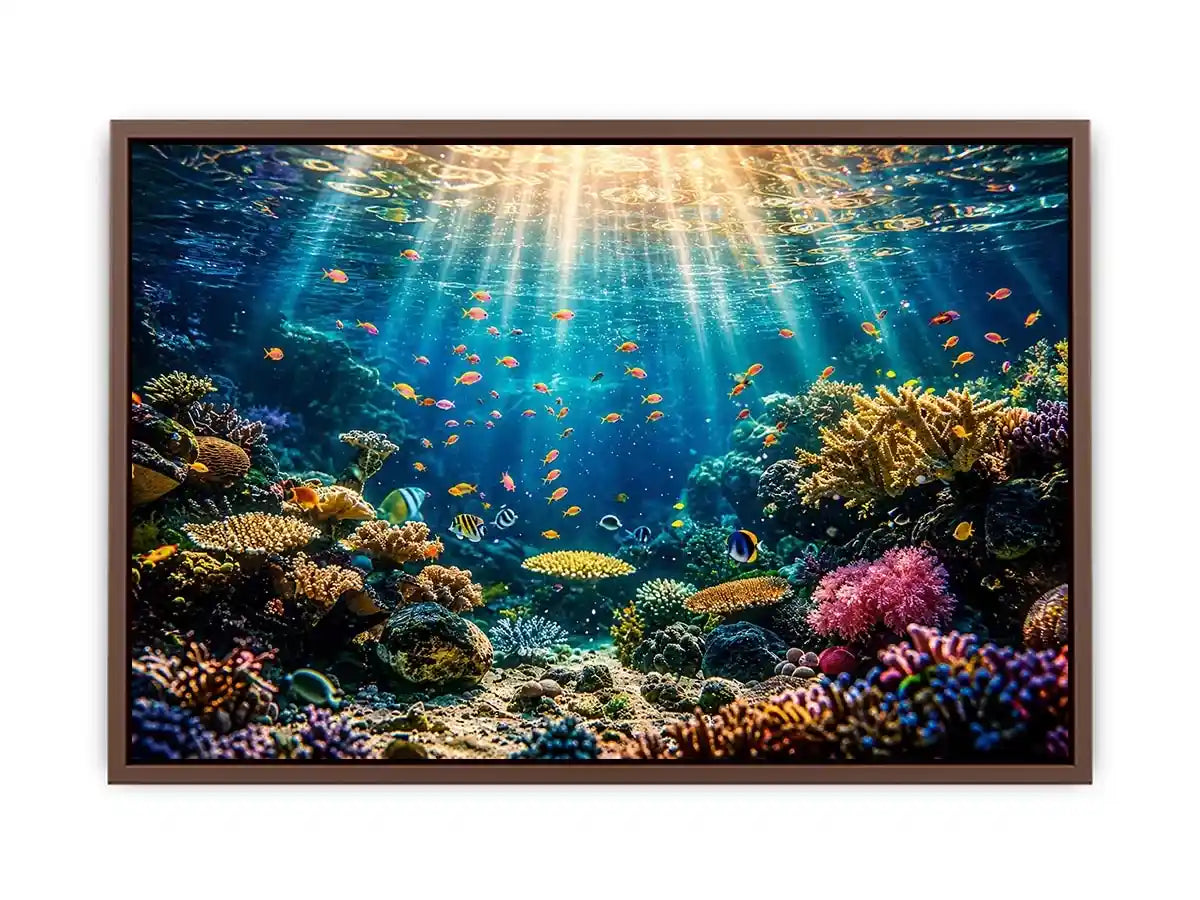 Underwater Coral Canvas Print