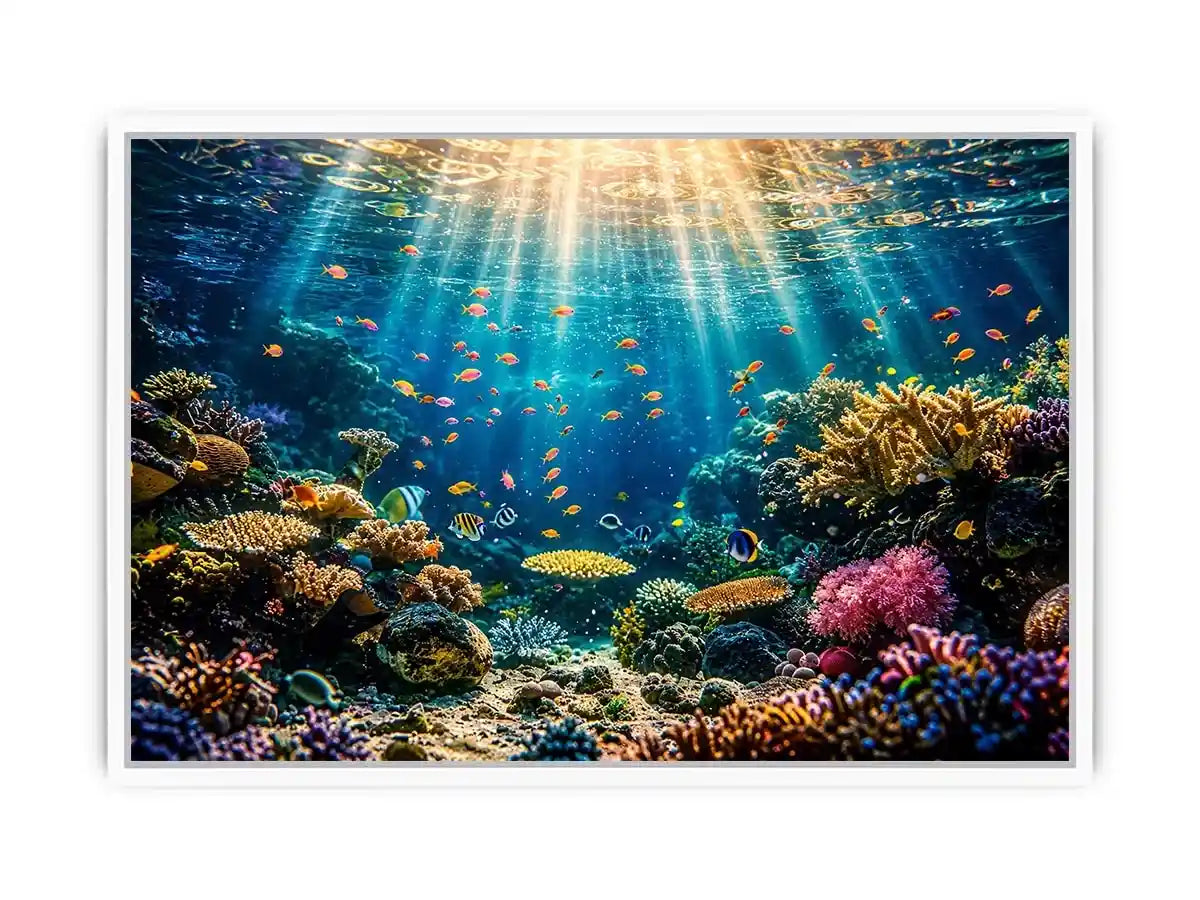 Underwater Coral Canvas Print