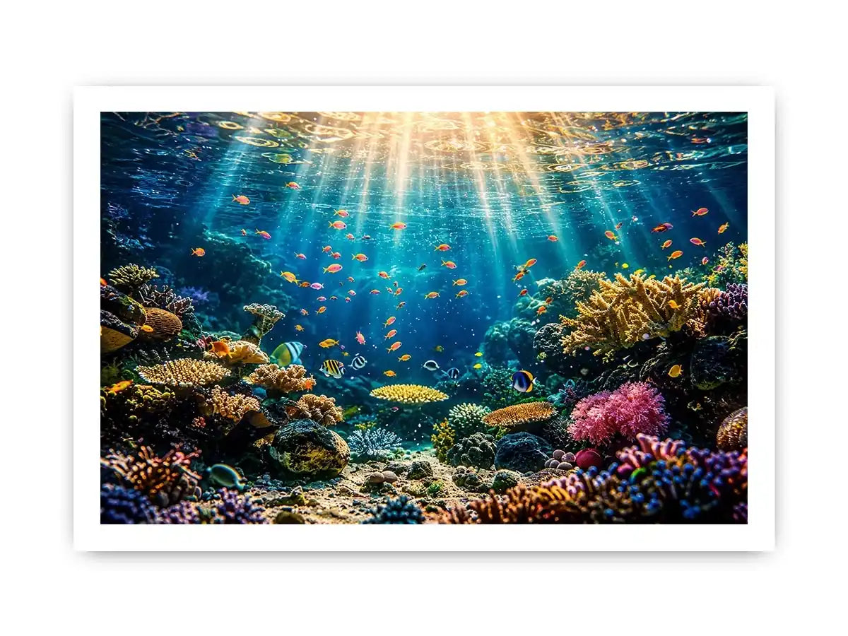 Underwater Coral Canvas Print