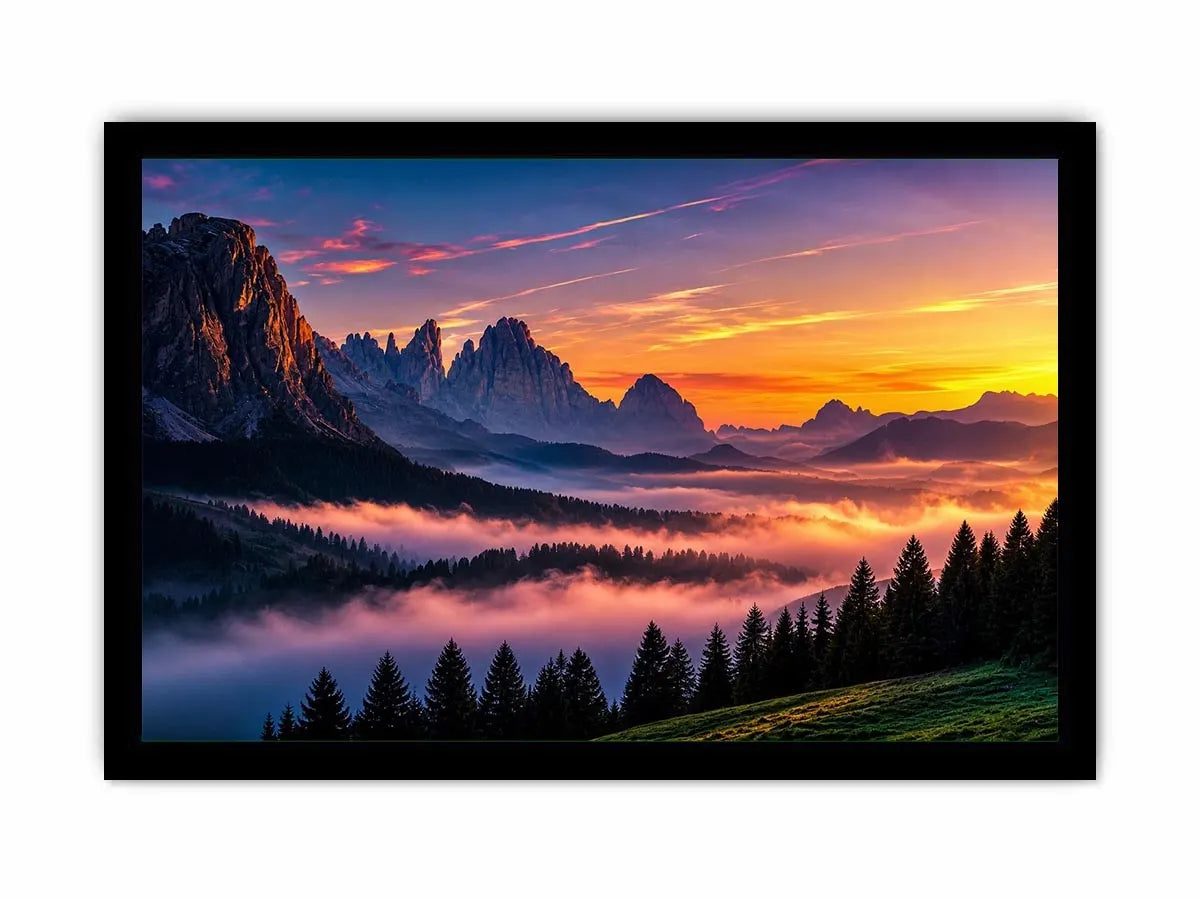 Dolomite Dawn Canvas Print