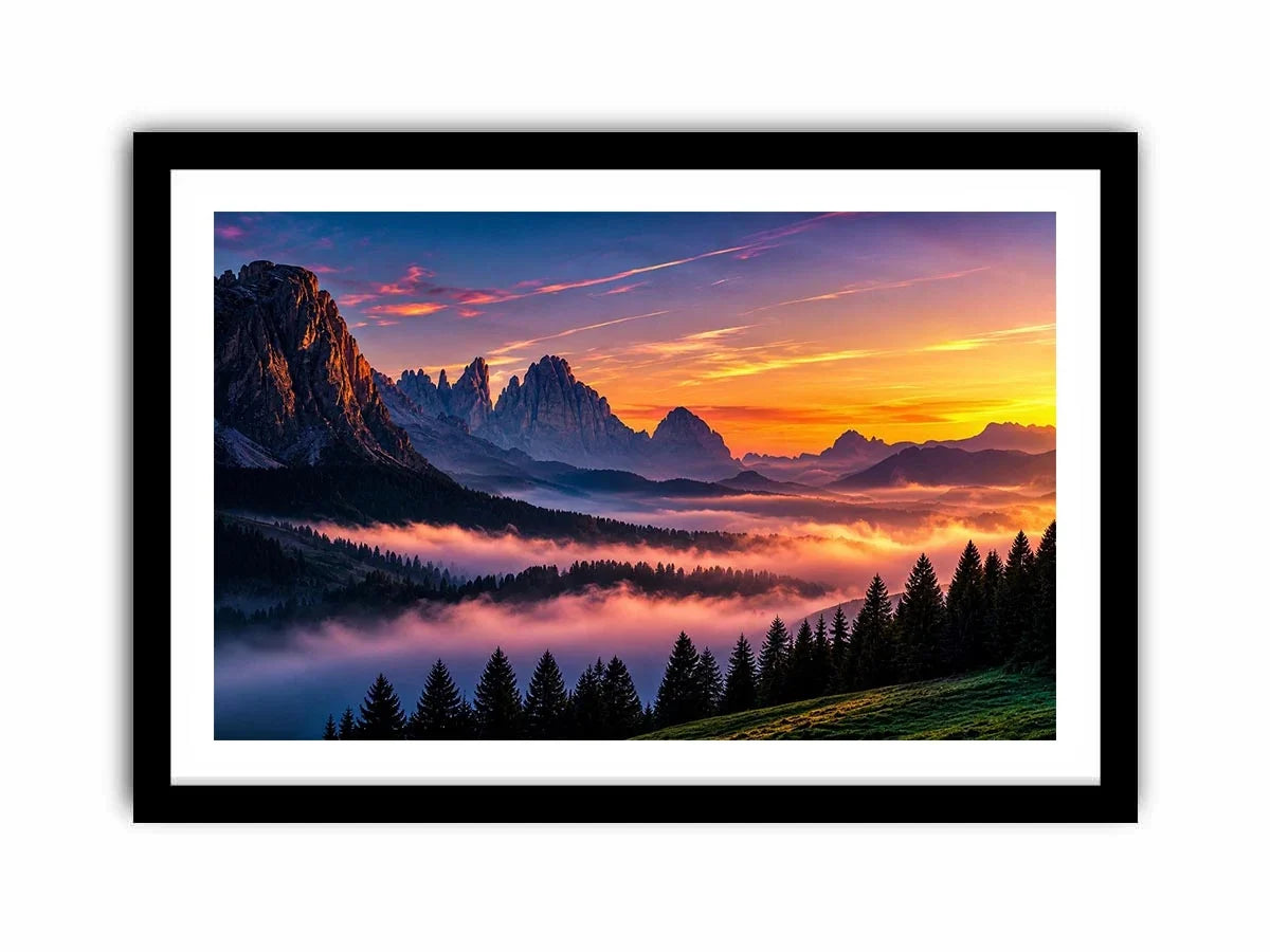 Dolomite Dawn Canvas Print