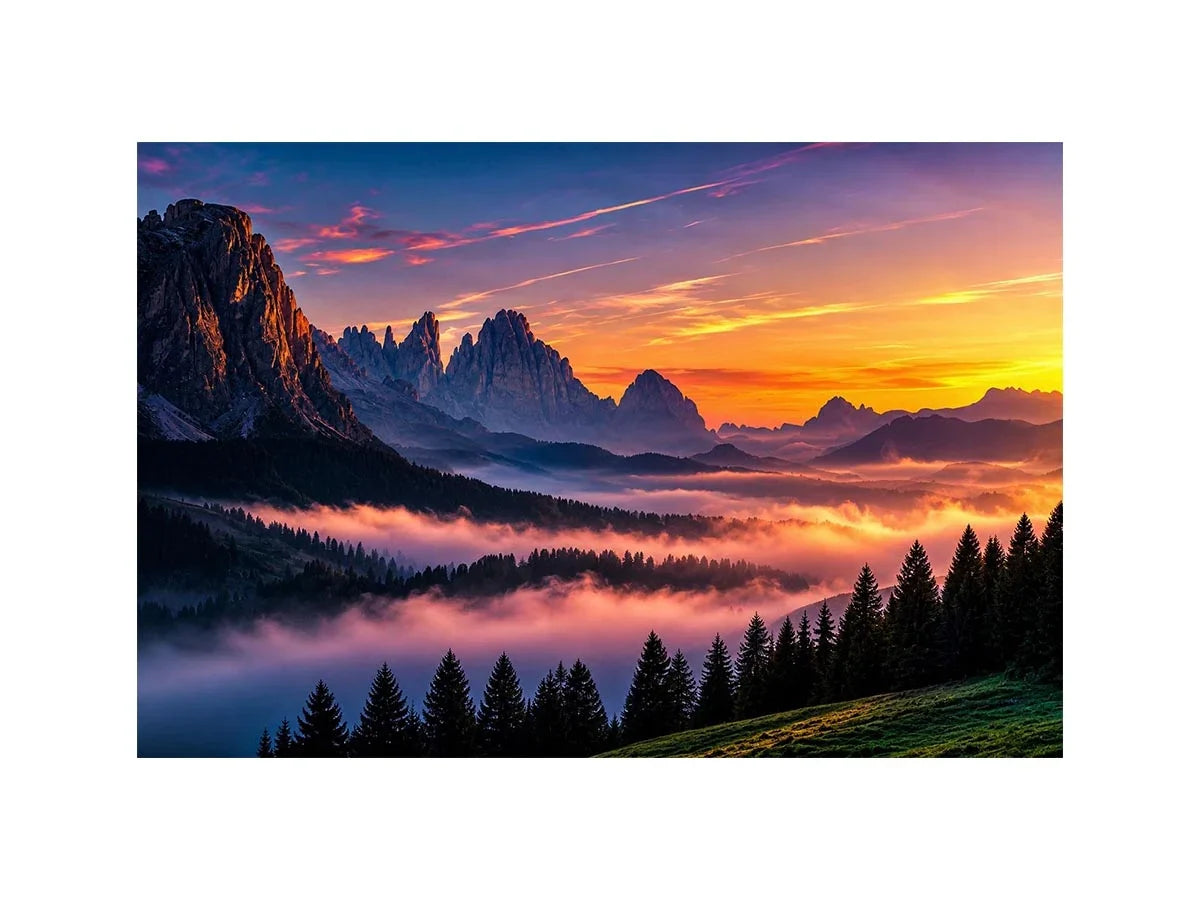 Dolomite Dawn Canvas Print