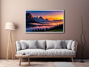 Dolomite Dawn Canvas Print