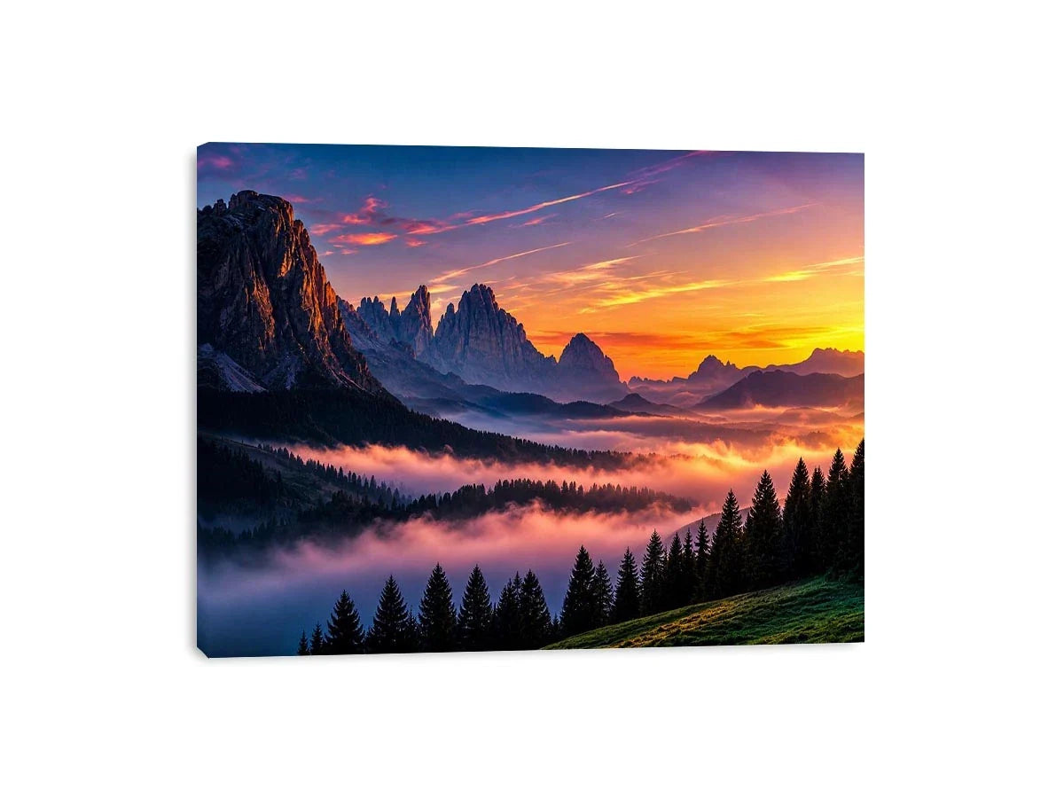Dolomite Dawn Canvas Print