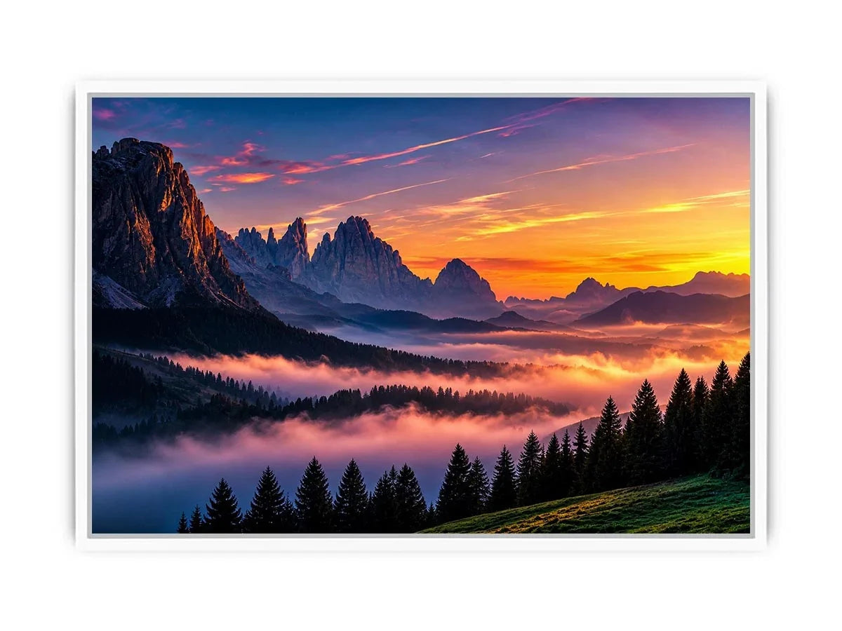 Dolomite Dawn Canvas Print