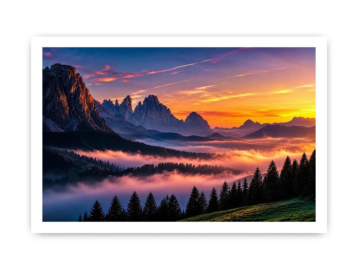 Dolomite Dawn Canvas Print
