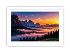 Dolomite Dawn Canvas Print