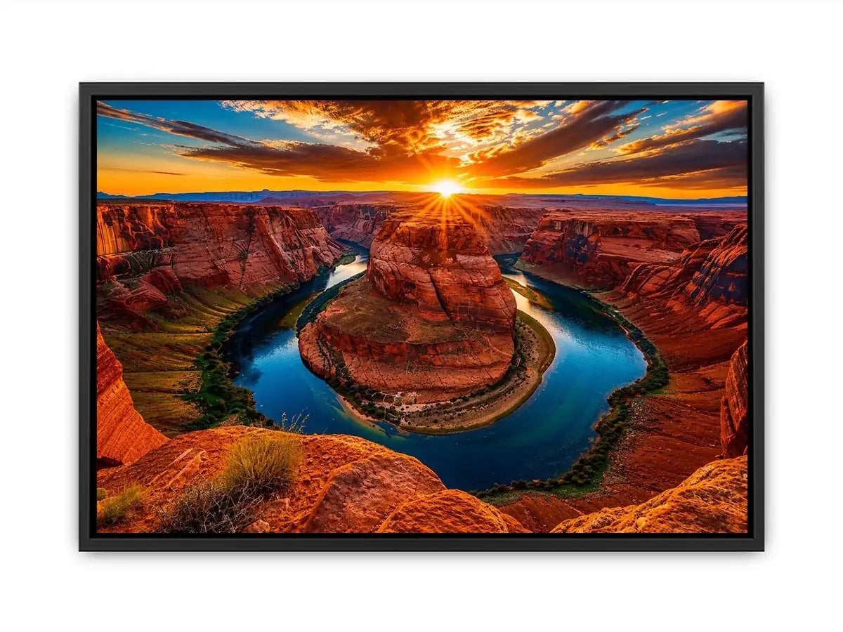 Horseshoe Canyon Canvas Print