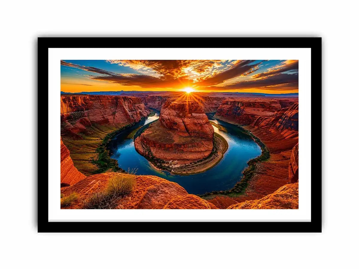 Horseshoe Canyon Canvas Print