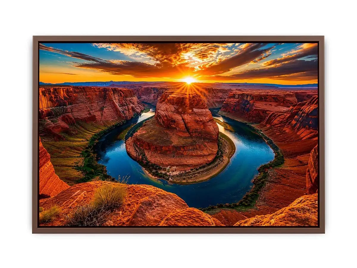 Horseshoe Canyon Canvas Print