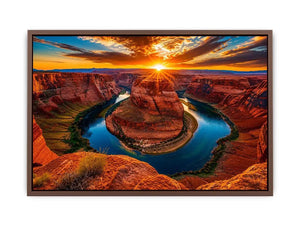 Horseshoe Canyon Canvas Print