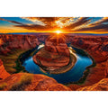 Horseshoe Canyon Canvas Print