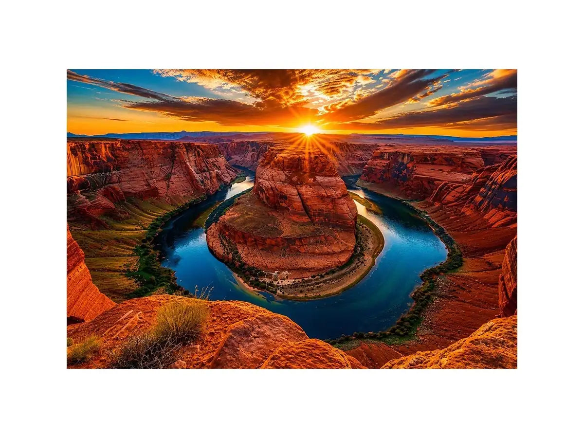 Horseshoe Canyon Canvas Print