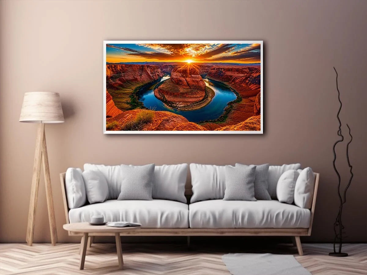 Horseshoe Canyon Canvas Print