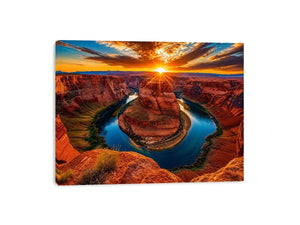 Horseshoe Canyon Canvas Print