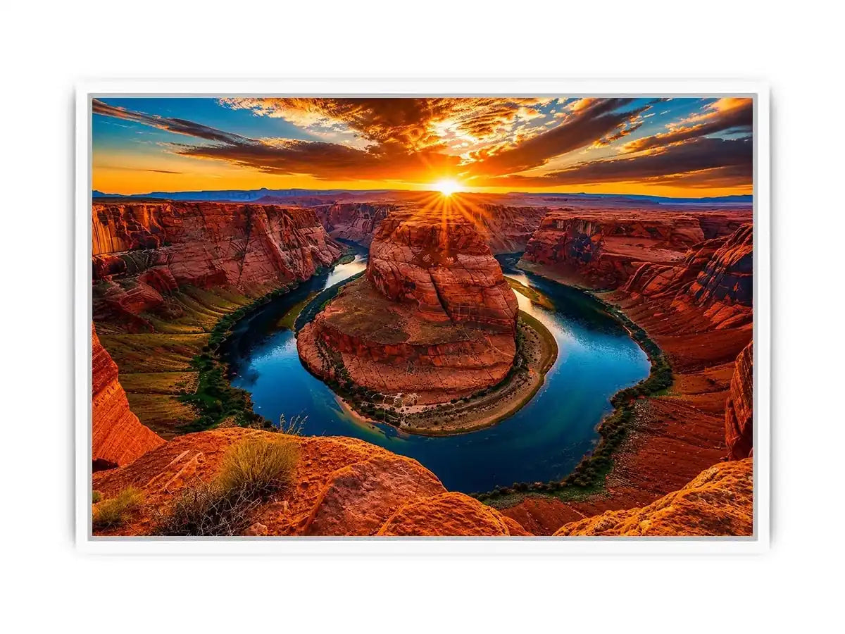 Horseshoe Canyon Canvas Print