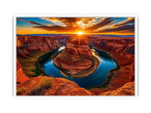 Horseshoe Canyon Canvas Print